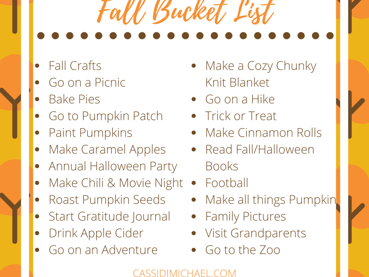 Fall Bucket List